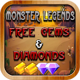 Gems For Monster Legend Prank icon