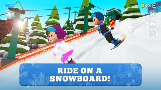 لعبه Snowboard Craft: Freeski apk مهكر4