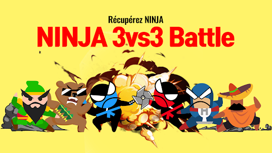 sauter bataille Ninja 2joueurs
