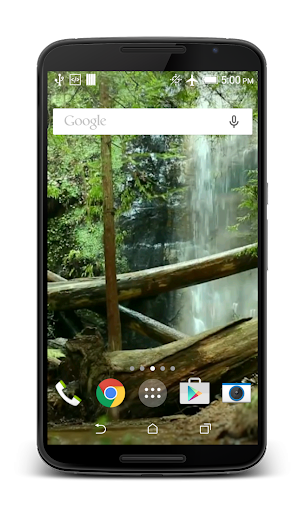 Waterfall in Forest LWP Screen 3