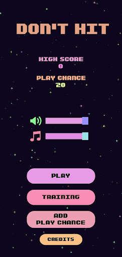 Android application Don't Hit screenshort