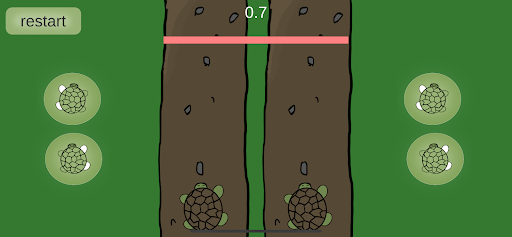 Android application Turtle Run Game! screenshort