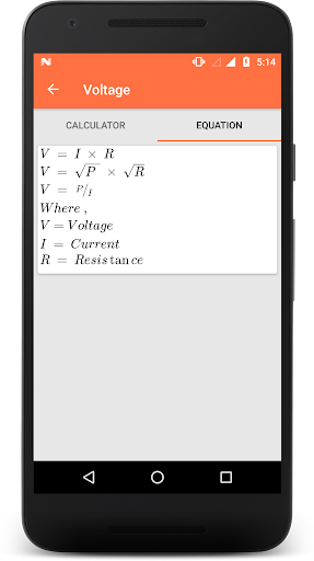 Electrical Calculator and Form Screen 3