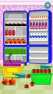 整理ゲーム: 冷蔵庫をいっぱいにする