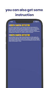 Hidden camera Detector