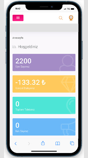 Android application Yedpa 7/24 screenshort