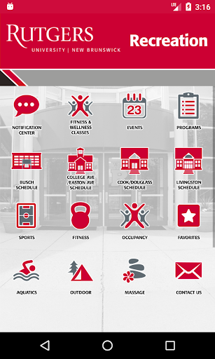 RURec2Go Screen 2