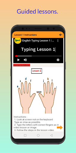 Typing Tutor TyperG Screen 3