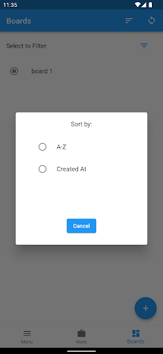 Turnboards: Task Organizer Screen 2
