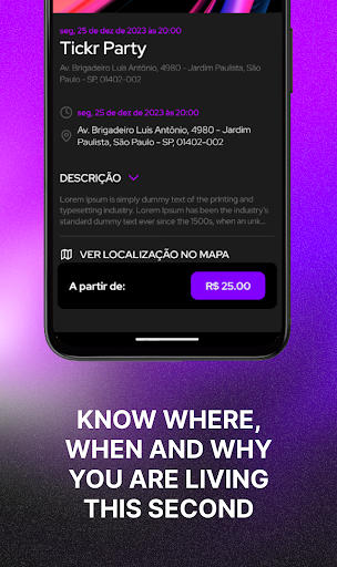 Tickr - Live In Seconds Screen 2