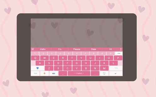 ai.keyboard My Baby Girl theme Screenshot