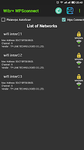 WIBR plus - wifi wpa wps connect Screenshot