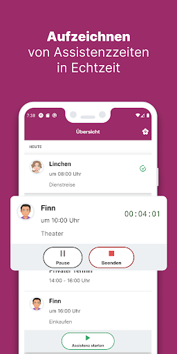 Android application ava Termin App screenshort