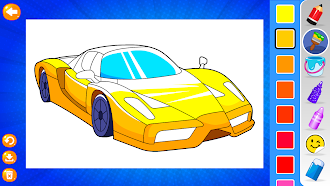 Game screenshot Car Coloring Game mod apk