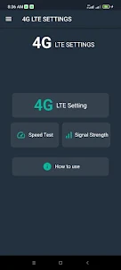4G LTE Only Mode - LTE Mode
