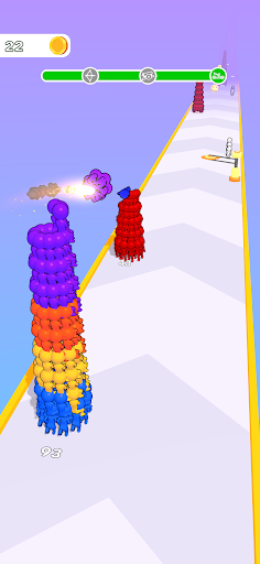 Android application Human Tower Run screenshort