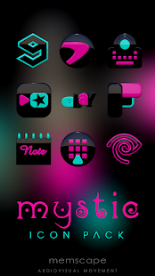Screenshot ng MYSTIC Dark Icon Pack