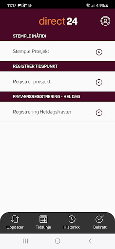 Android application Direct24 screenshort