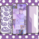 Purple Preppy Wallpaper - Androidアプリ