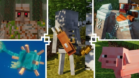 Mobs Animações Mod Minecraft