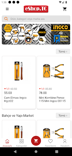 Android application eShop.TC screenshort