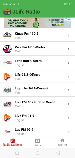 JLife Radio & Tv Ghana Screen 2