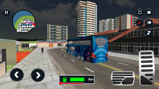 Tech Bus Driving Sim Game