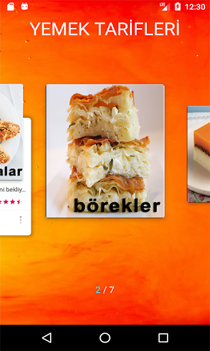 Android application Kek Börek Pasta Kurabiye Poaça screenshort