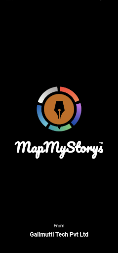 Android application MapMyStorys screenshort