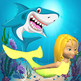 Shark Attack Mermaid icon