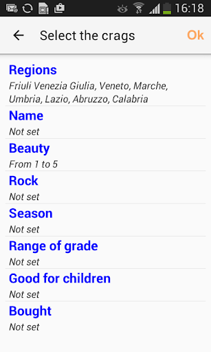 ClimbAdvisor Climbing in Italy 1.5.4 screenshots 1