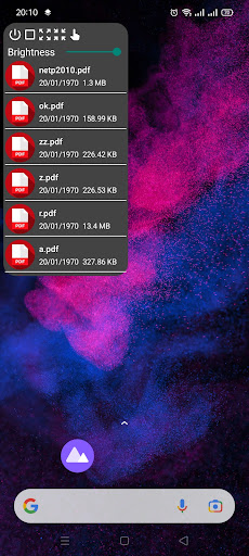 Floating PDF reader Screen 2