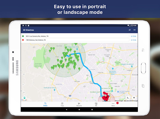 Screenshot of Alamo Commutes