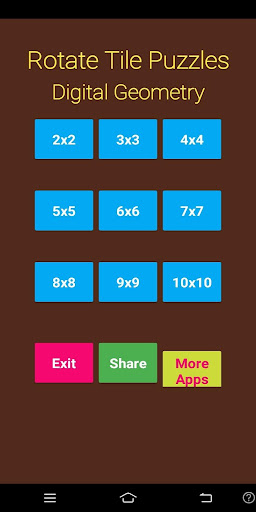 Rotate Tile Puzzles-Digital Geometry