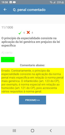 1000 Questões comentadas penal Screen 3