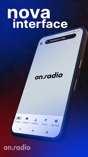 Android application onRadio: Aprenda Código Q screenshort