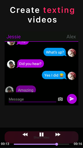 Screenshot of TextingStory Chat Story Maker
