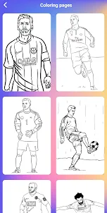 Color Football player