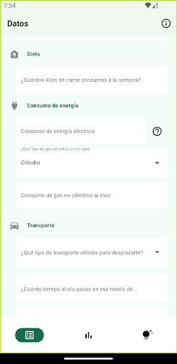 Mi huella Screen 2