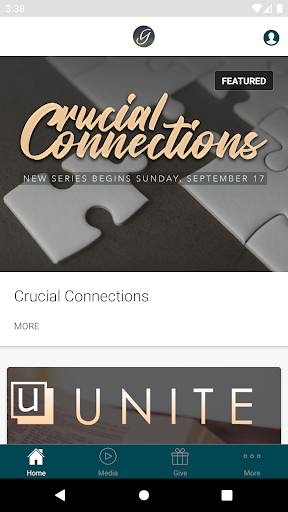 Android application Gathering Connect screenshort