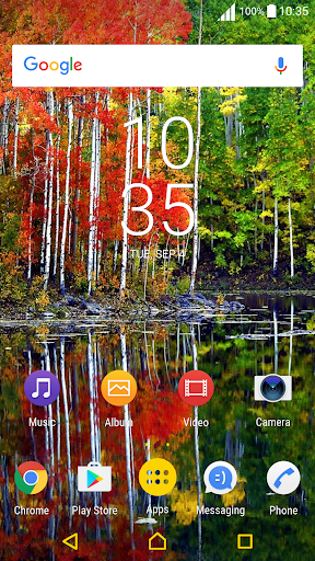 Autumn Timelapse Theme Screen 2