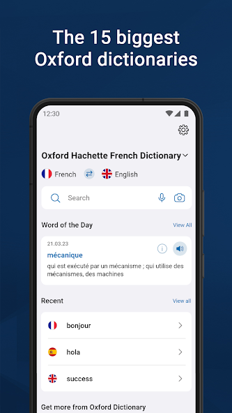 Oxford Dictionary of English capturas de pantalla