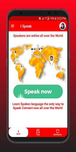 Android application I Speak screenshort