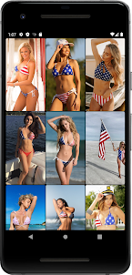 American Girl Bikini Wallpaper
