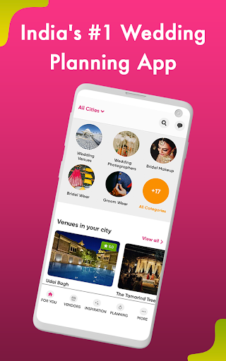 Android application WedMeGood - Wedding Planner screenshort