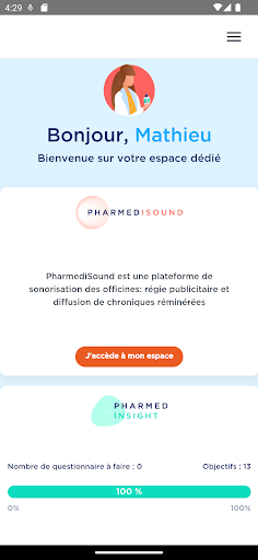 PharmediApp Screen 2