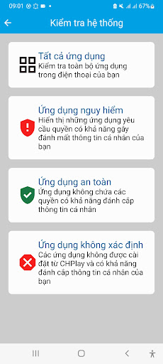 Android application Quản lý ứng dụng screenshort