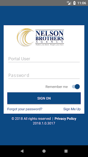 Android application Nelson Brothers Agency Online screenshort