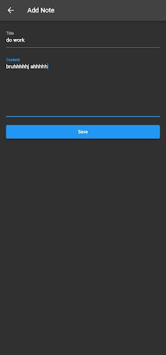 Android application Quikn screenshort