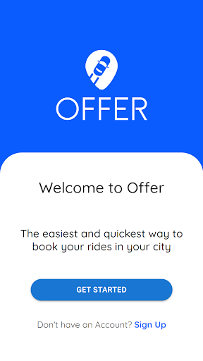 Android application NCB Offer - Driver screenshort